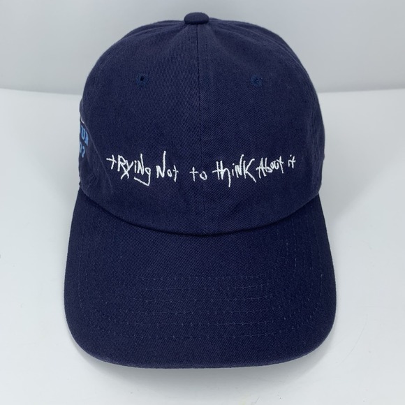 JoJo Tour 2022 Hat Trying Not To Think About It Adjustable Blue Baseball Cap main image 8